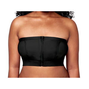 Medela Hands Free Pumping Bustier Sz L Black NWOT